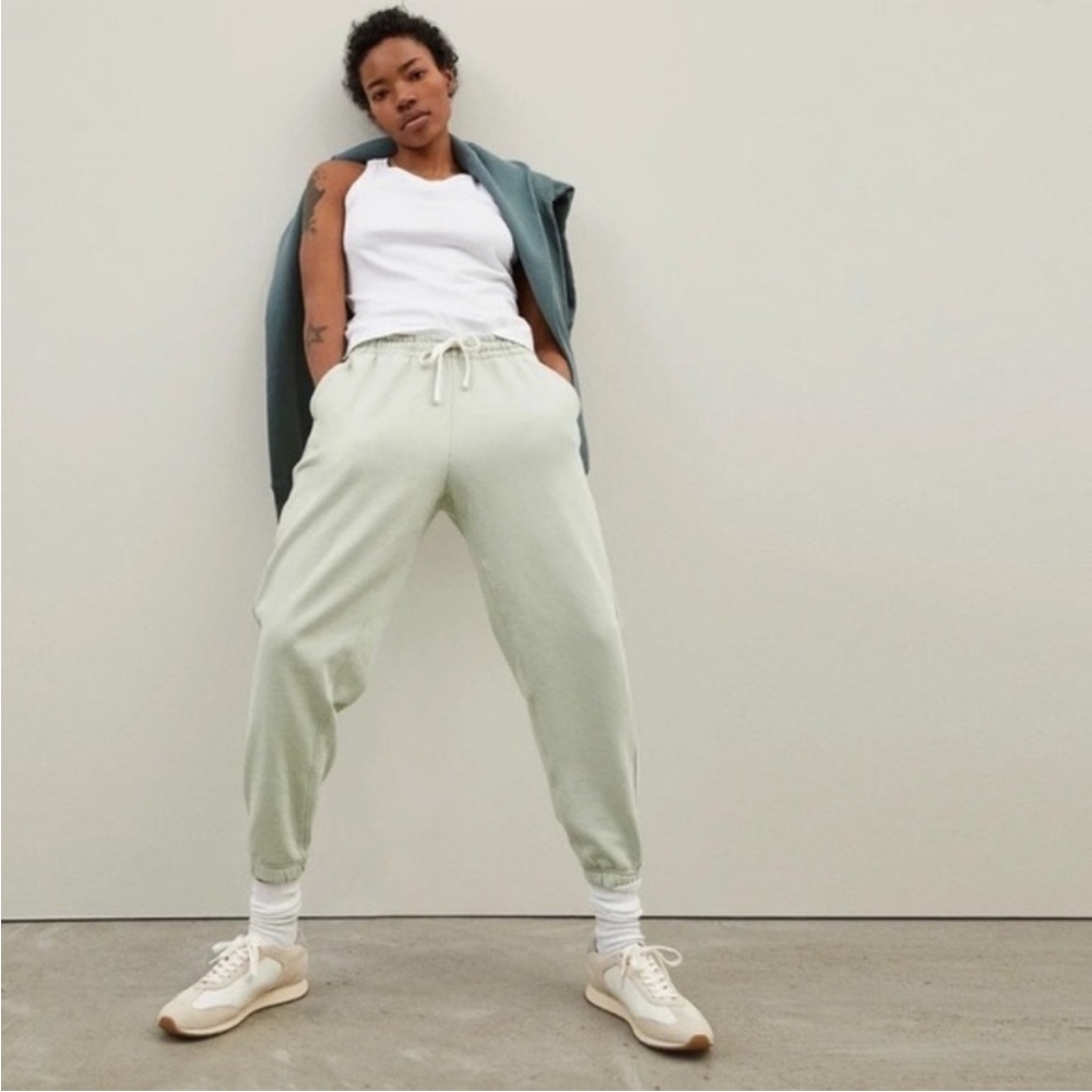 Everlane Light Sage Track Joggers